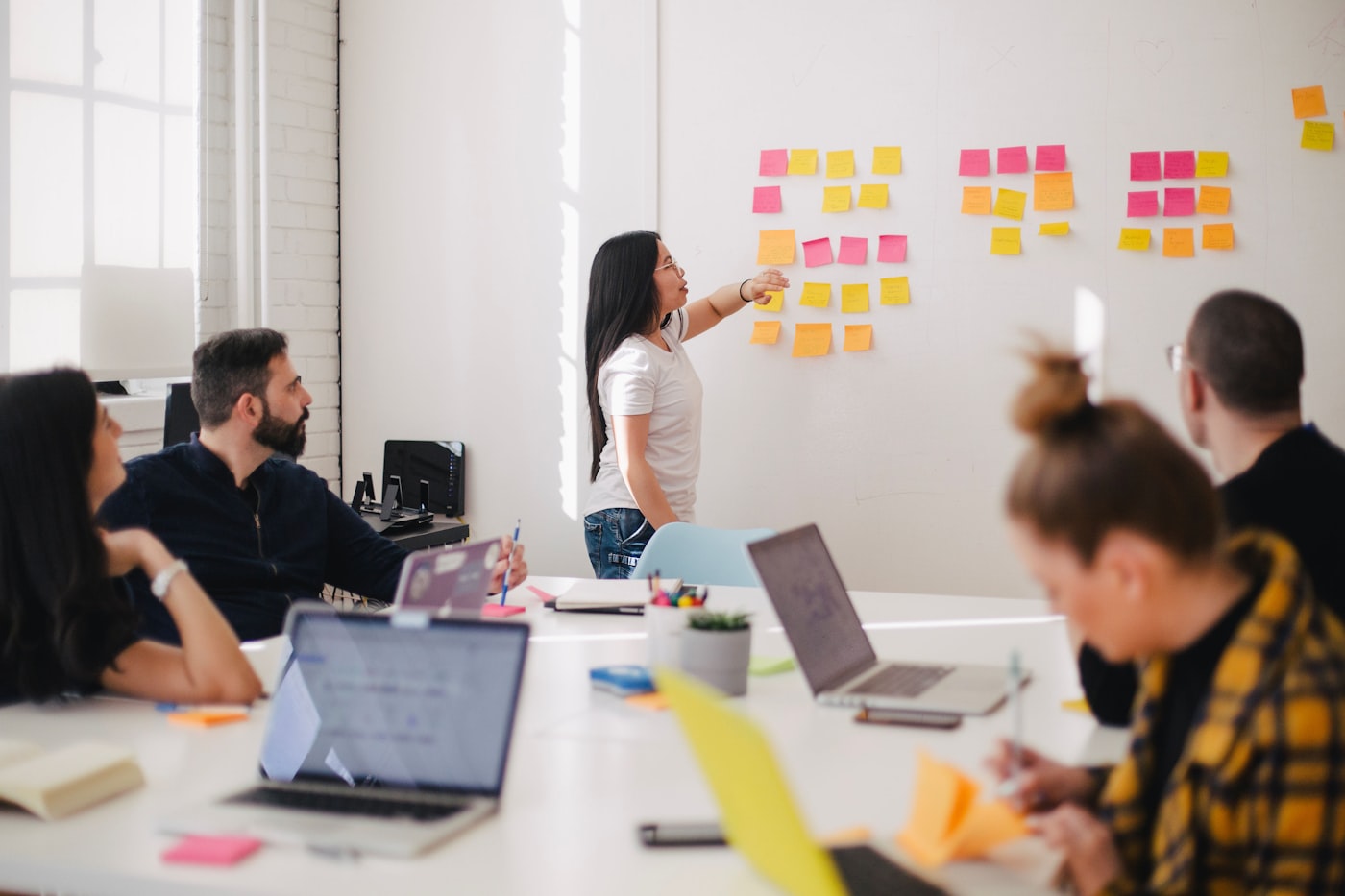 Team reviewing marketplace performance and expansion plans