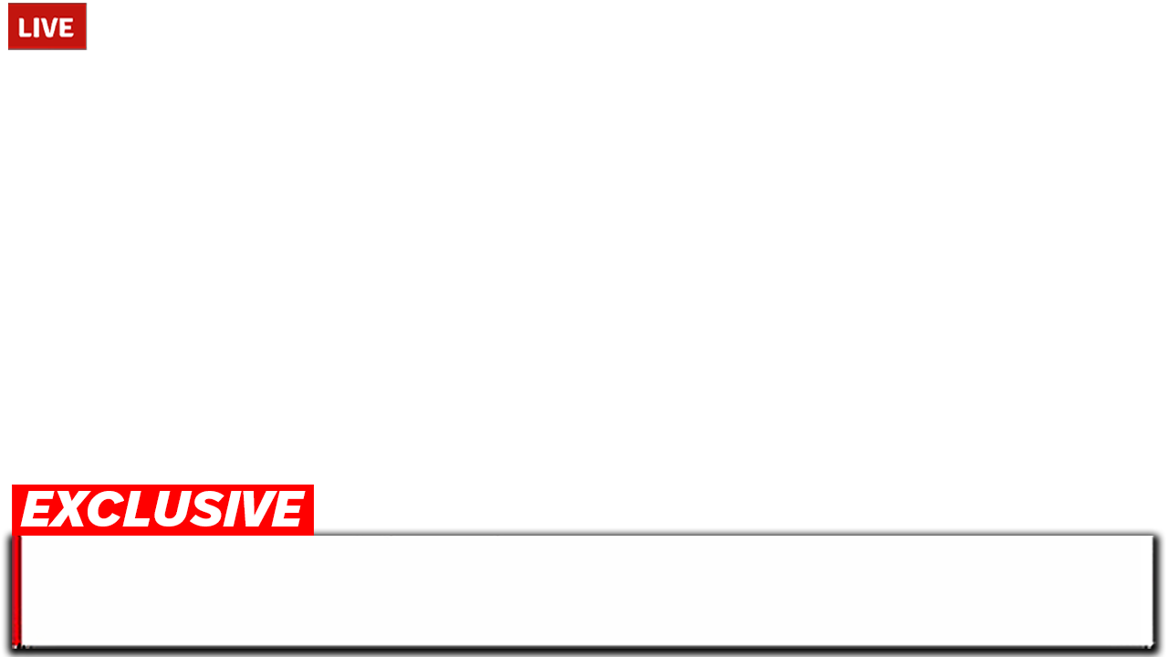 LIVE badge and EXCLUSIVE bar overlay elements